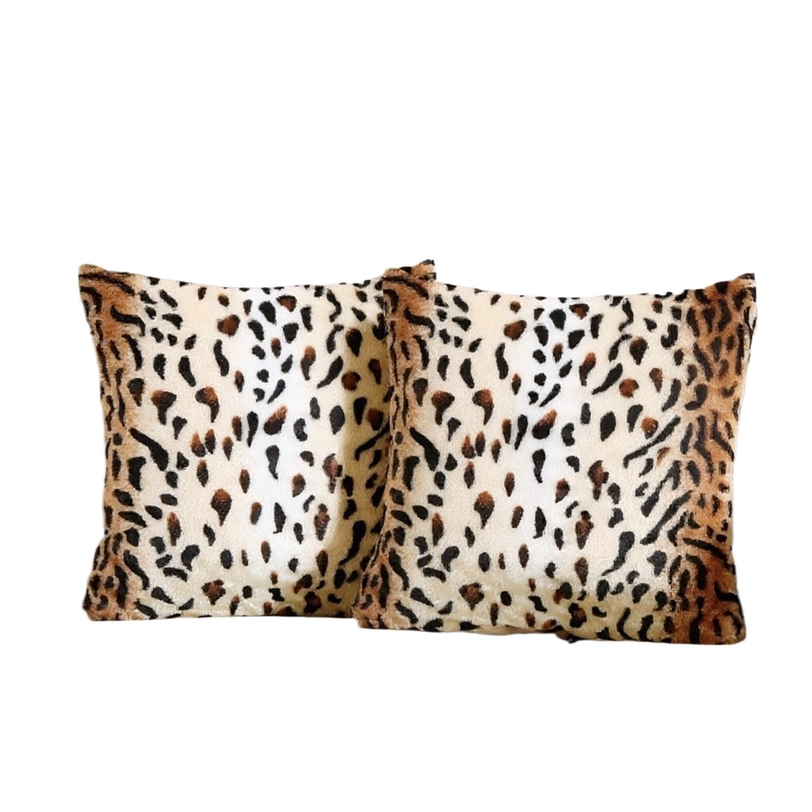 Pillow Covers 2pc Plush Pillowcase, Comfortable And Soft Leopard Print Throw Pillow Covers, Modern Personalized Decoration Square Pillowca(Color5)
