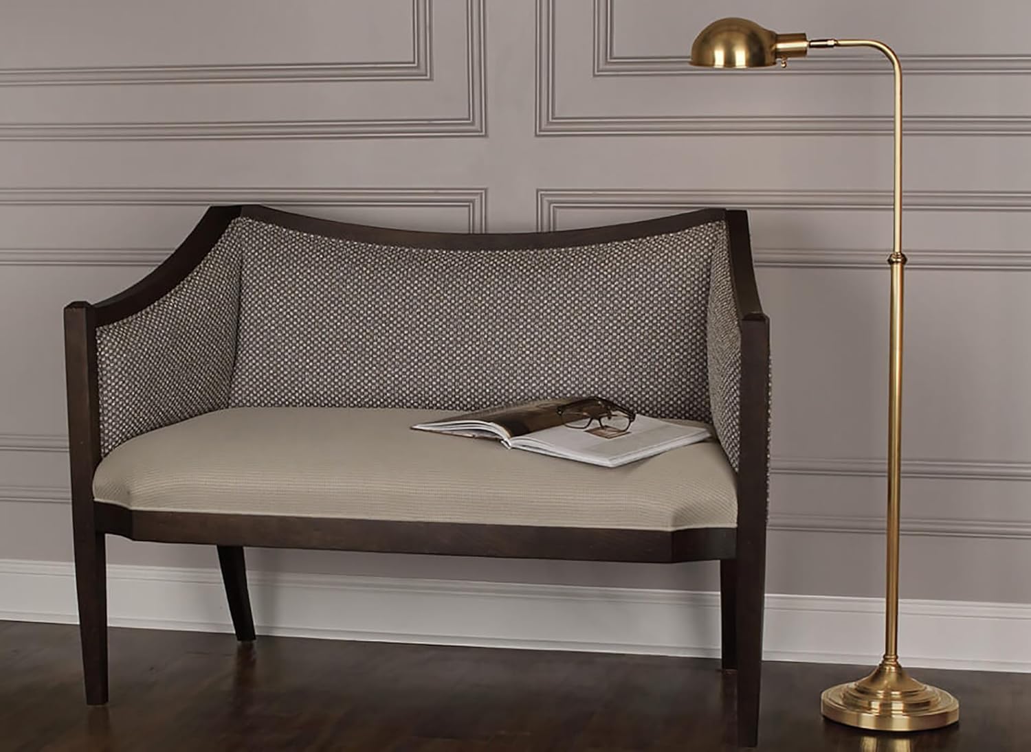 Robert Abbey Z1505 Lamps with Metal Shades, Deep Patina Bronze Finish