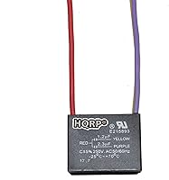 Vista 9 de HQRP Condensador de ventilador de techo CBB61 1uf+2uf de 3 cables listado UL