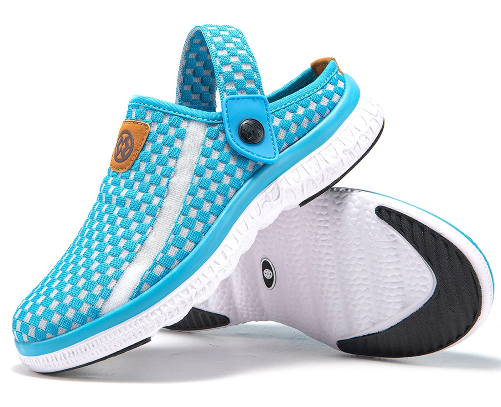 Zoccoli Sabot Uomo Donna Spiaggia Giardino Pantofole Maglia Traspirante Clogs Scarpe da Mare Estate Sandali Antiscivolo Piatto Ciabatte