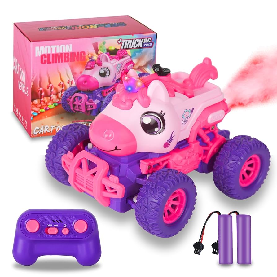 Amazon.com: iBlivers Unicorn Remote Control Cars for Kids