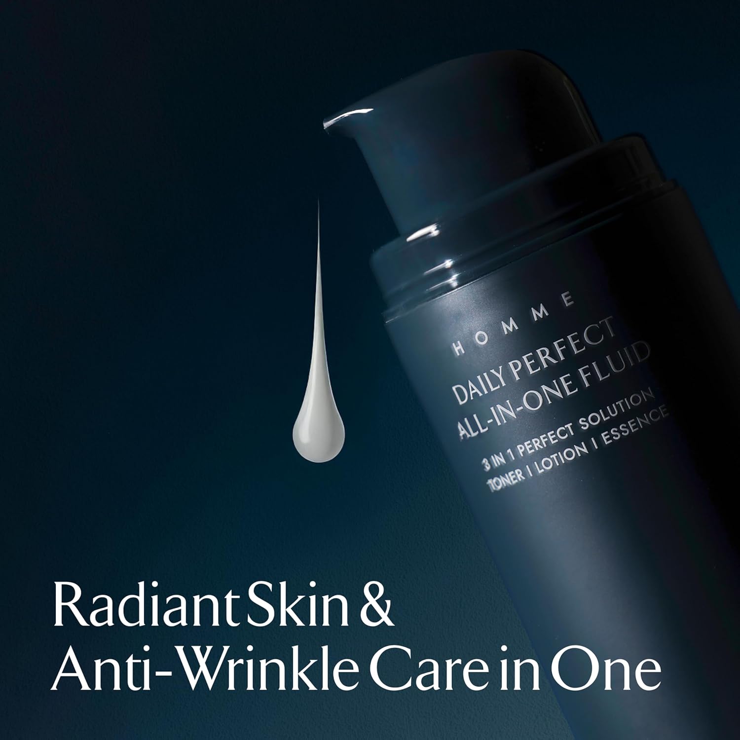 LA MUSE Homme Daily All-in-One Face Moisturizer for Men | 3-in-1 Toner, Lotion, Essence | Lightweight, Hydrating After-Shave Lotion for Oily & Sensitive Skin | Korean Skincare | Travel Size - Image 4