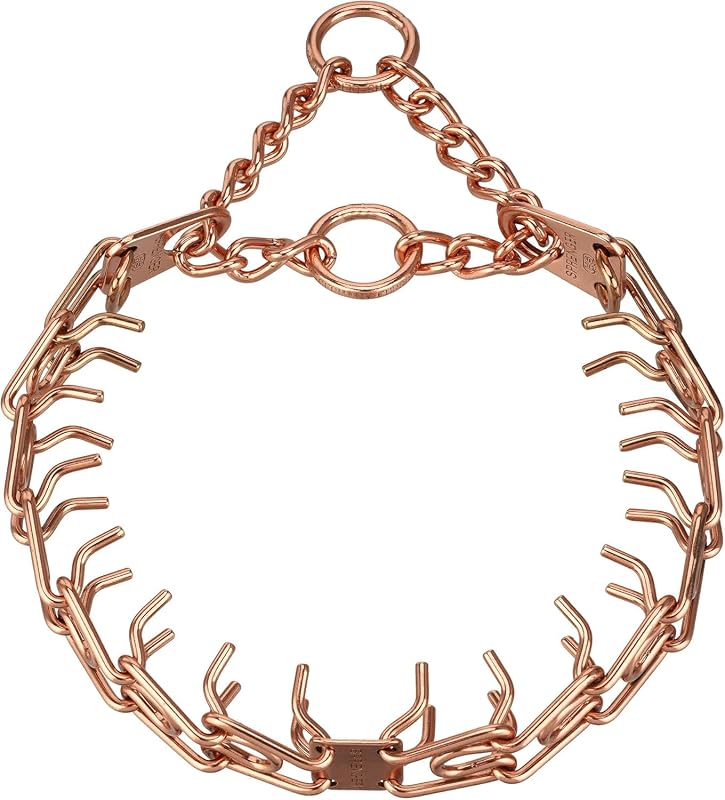 Coleira de Pinos para Adestramento de Cães Herm Sprenger Ultra-Plus em Curogan com Argola O-Ring, 3 mm x 50,8 cm