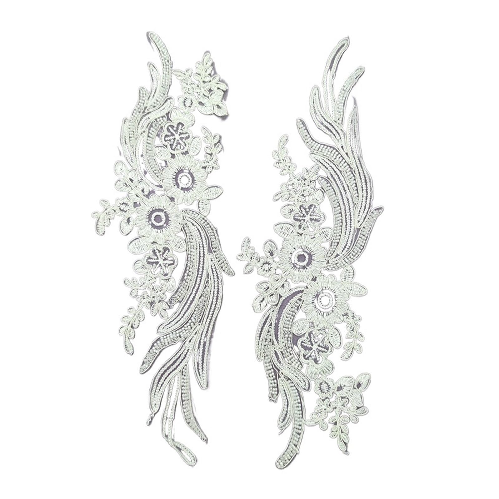 Broche brodée pour masquer un accroc ou embellir un accessoire pour cheveux