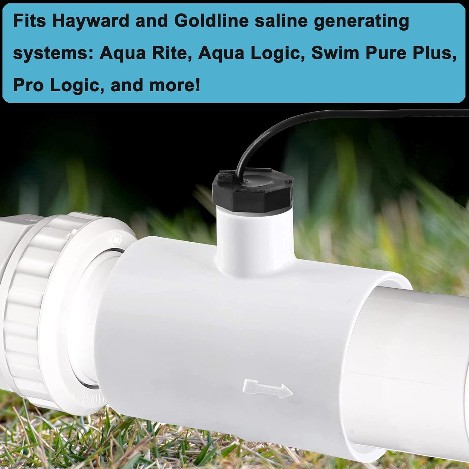 Buy EXCELFU Flow Switch for Hayward Goldline Salt System, Flow Sensor