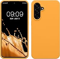 Vista 104 de kwmobile Funda compatible con Samsung Galaxy A52 / A52 5G / A52s 5G - Funda de Teléfono de Silicona TPU con Acabado Suave - Arrecife Azul