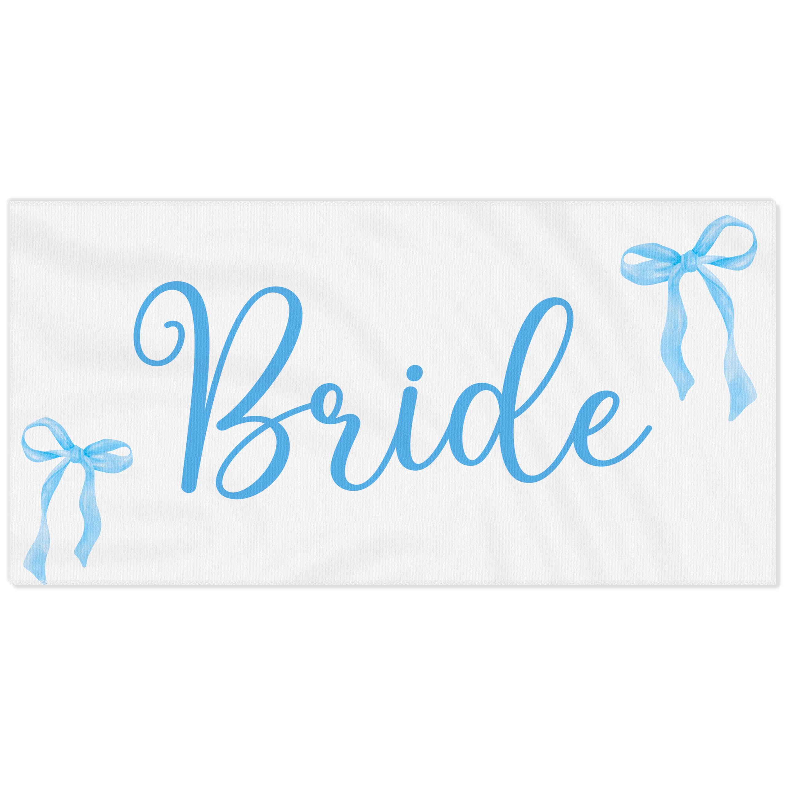 R HORSE Bride Beach Towel 30 x 60 Inch, Bachelorette Party Decorations