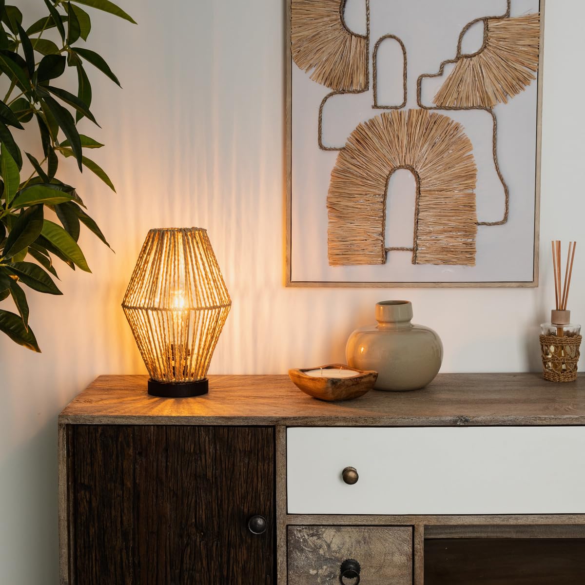 Lampada a corda Aissa Nature H 32