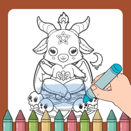 Cute Spooky Coloring Book