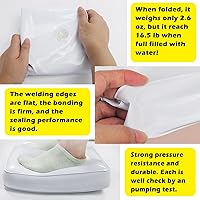 Vista 5 de Bolsa de agua pesada para soporte de columna de globos y kit de arco de globos, accesorios de torre de globos altos, paquete de agua cuadrado