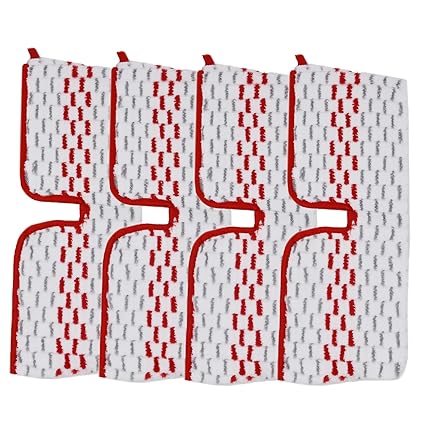 HALIEVE 4 Pack Microfiber Washable Refill Mop Pads for O-Cedar Promist Max Spary Mop