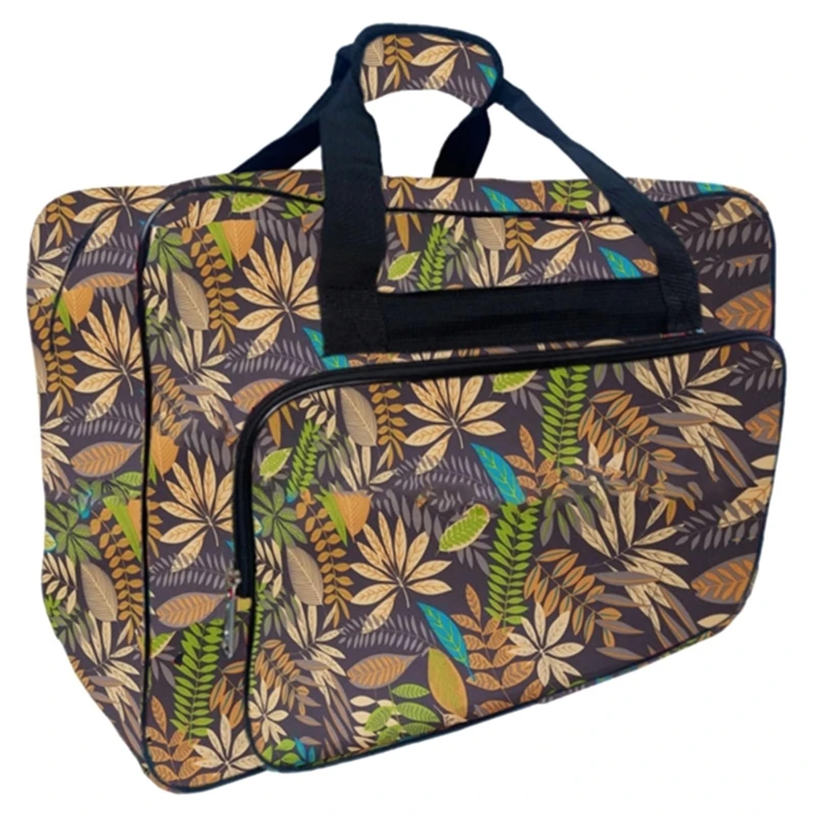 Sewing Machine Bag Multipurpose Sewing Machine Storage Bag Accessory with Pockets Daily Use Sewing Machine Bag(Brown)