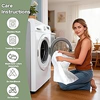 Vista 7 de CoolShields Protectores de Almohada Premium 100% Algodón Impermeables con Cremallera, Transpirables y Silenciosos, Superficie Hipoalergénica Suave