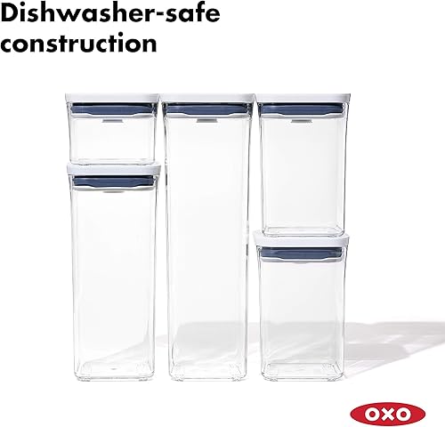 Miniatura 7 de OXO Good Grips - Juego de dispensador de cereales POP de 3 piezas + juego de recipientes POP de 5 piezas OXO Good Grips