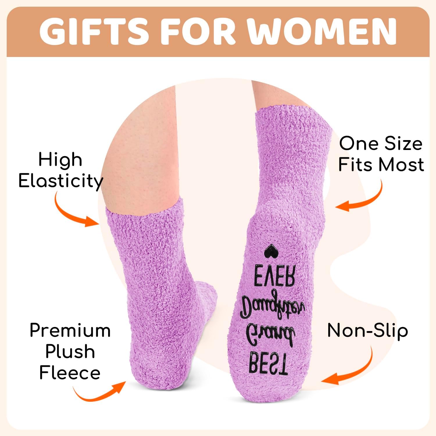 HAPPYPOP Mothers Day Socks - Sisters Aunt Gifts, Gifts for Sister Daughter Mother in Law - Image 5