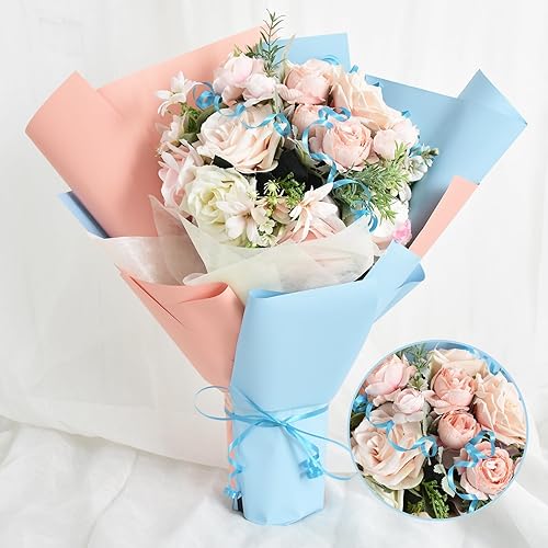 Vista 12 de TONIFUL Cinta rizadora de 500 yardas para decoración de arte y manualidades, envoltura de regalos, cintas y lazos para regalos de Navidad, Año Azul