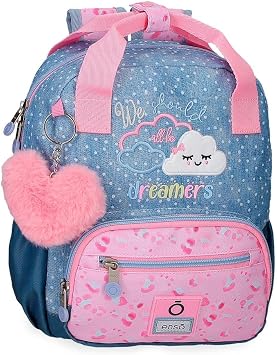 Enso Dreamer Backpack Blue 23x28x10cm Polyester 6.44L, Blue, Backpack, Blue, backpack