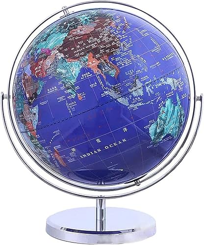 Miniatura 10 de Globos geográficos de 720 ° de rotación completa de alta definición globo mundial de escritorio globos geográficos para adultos estudiantes globos