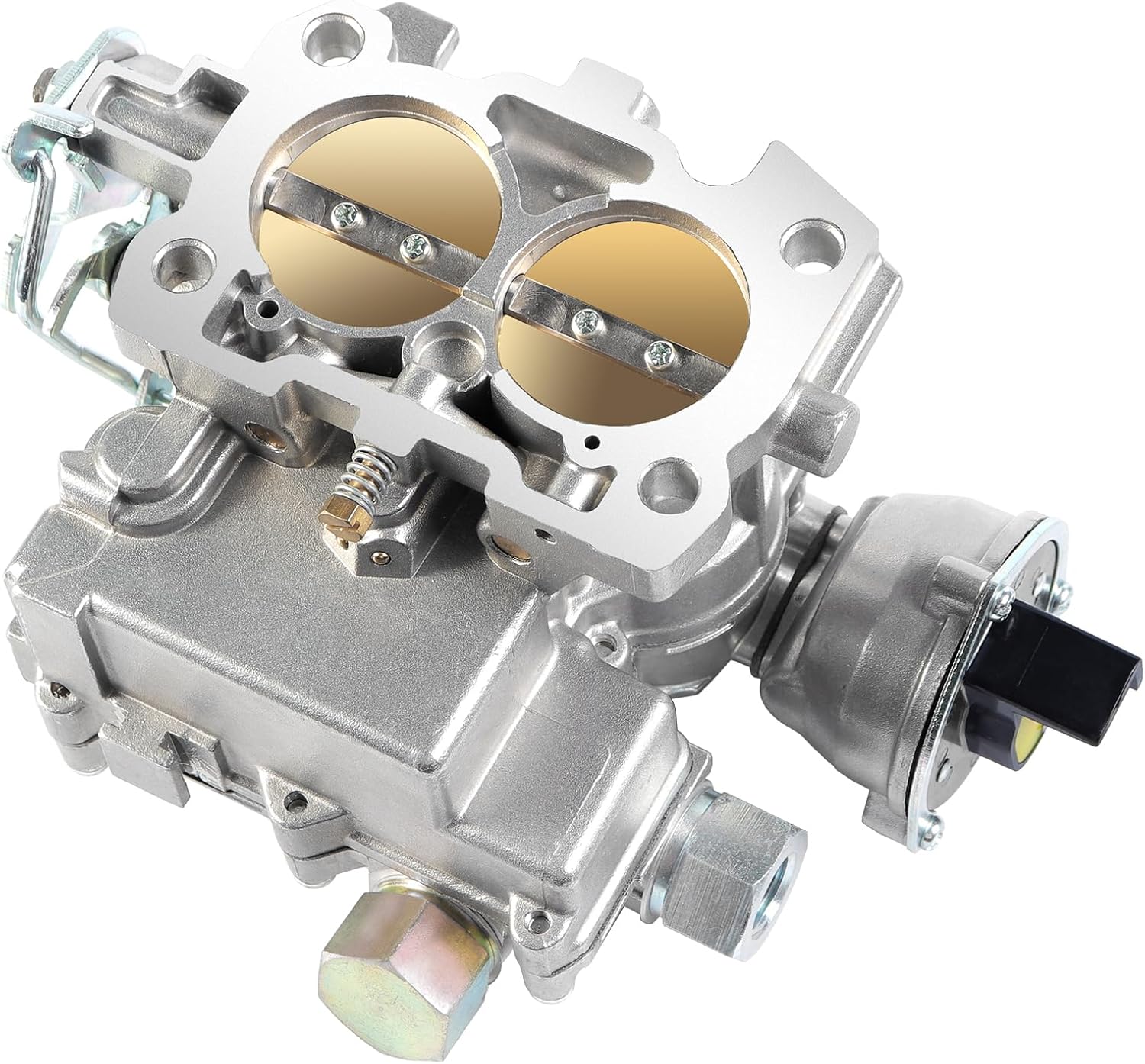 2 Barrel Marine Carburetor for Mercruiser & Rochester Engines - Fit for 2.5L, 3.0L, 4.3L, 5.0L, 5.7L, 4 CYL V8 Models with Electric Choke, Jets, Long Linkage & Gaskets - Replaces OEM #3310-864940A01