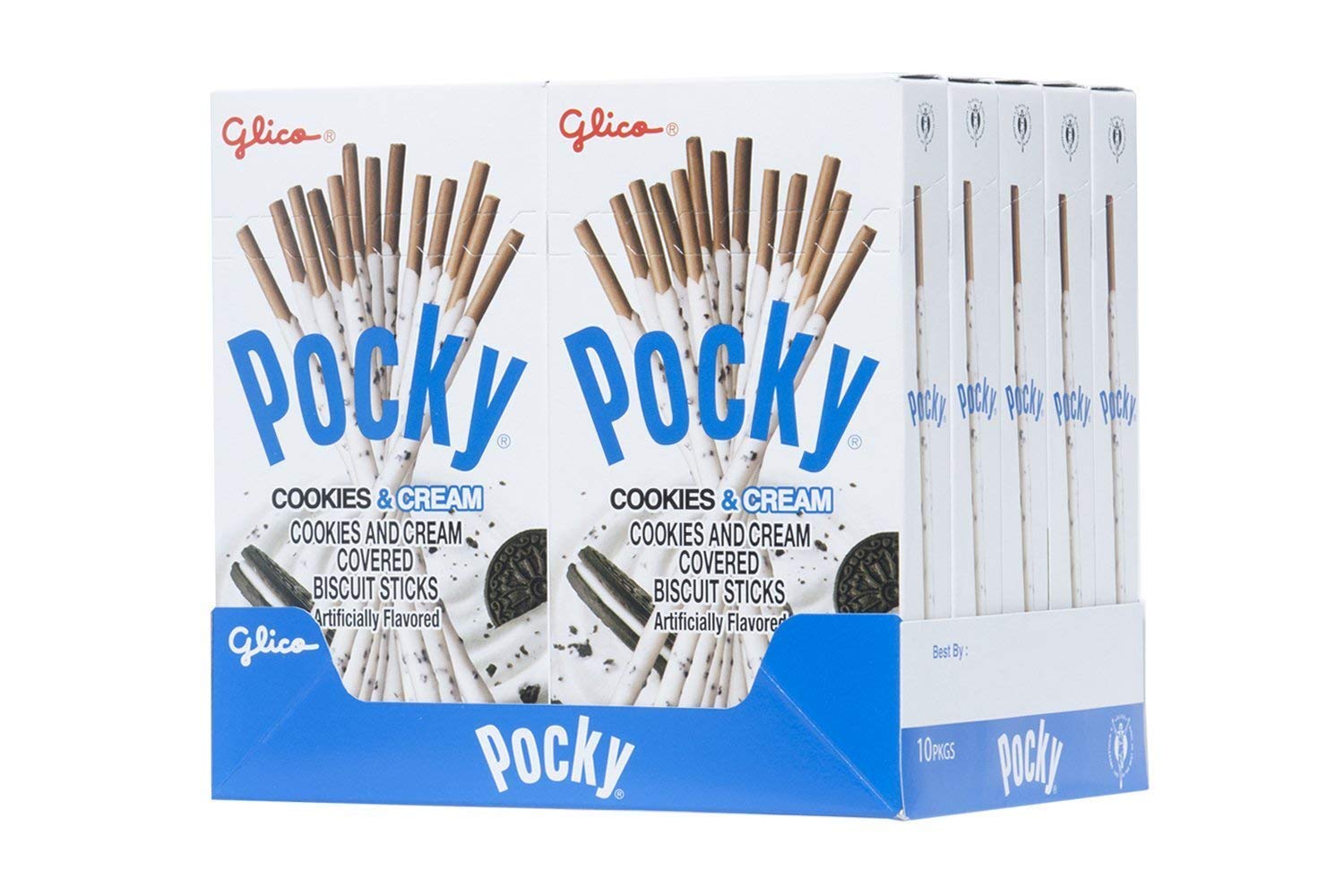 Amazon.com: Glico Pocky Chocolate Cream Covered Biscuit Sticks