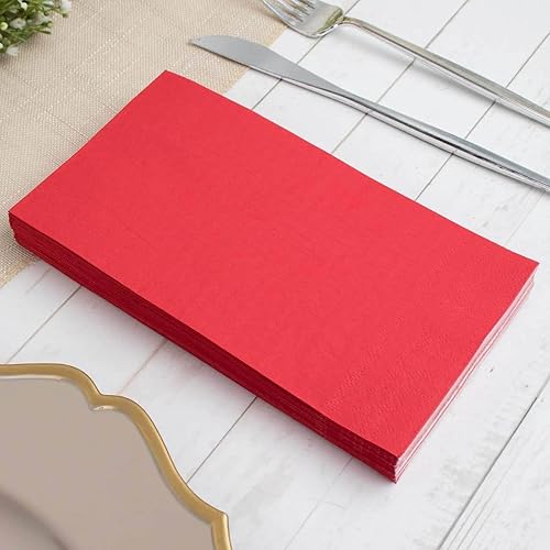 Miniatura 98 de Efavormart 50 Pack Servilletas de papel para fiestas de 2 capas, suaves, blancas con borde dorado de papel de fiesta, servilletas para cenas
