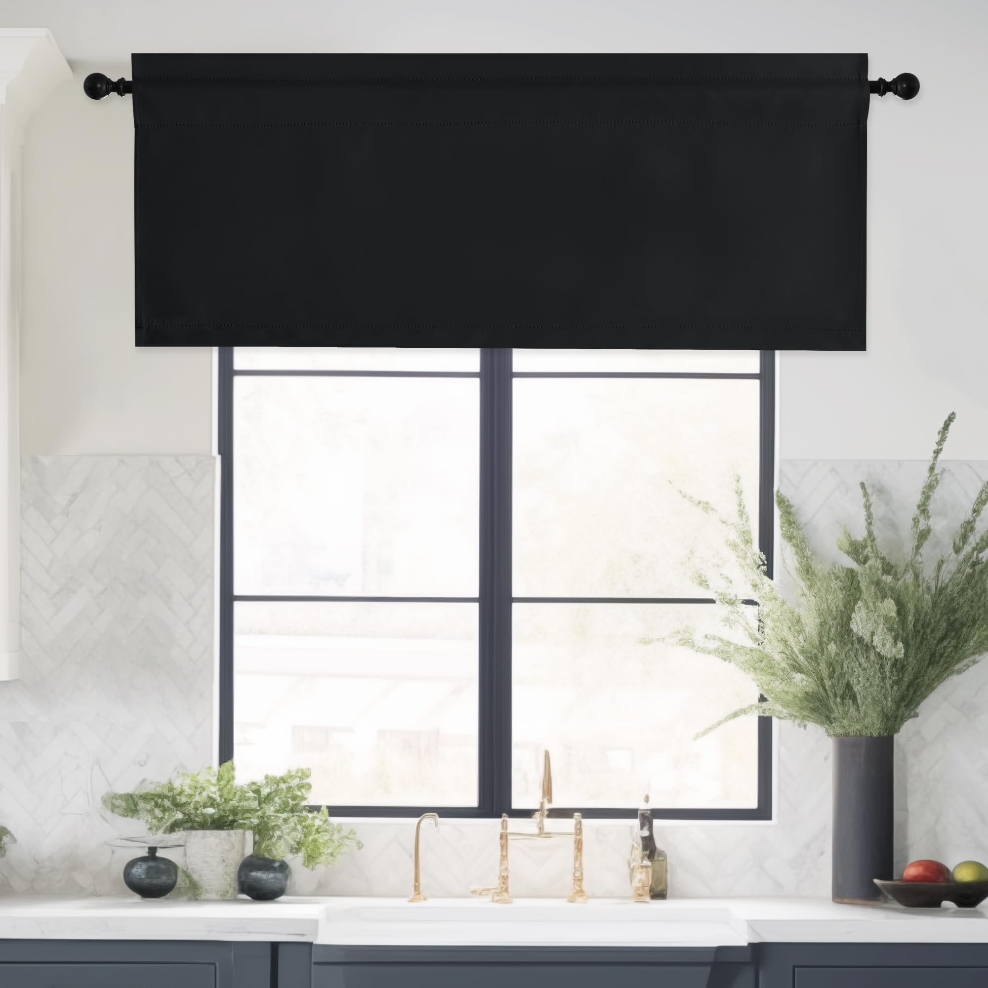Qi10MAX9°　ARCHELON Black Out　50X Amazon.com: NICETOWN Black Blackout Valance Rod Pocket Thermal