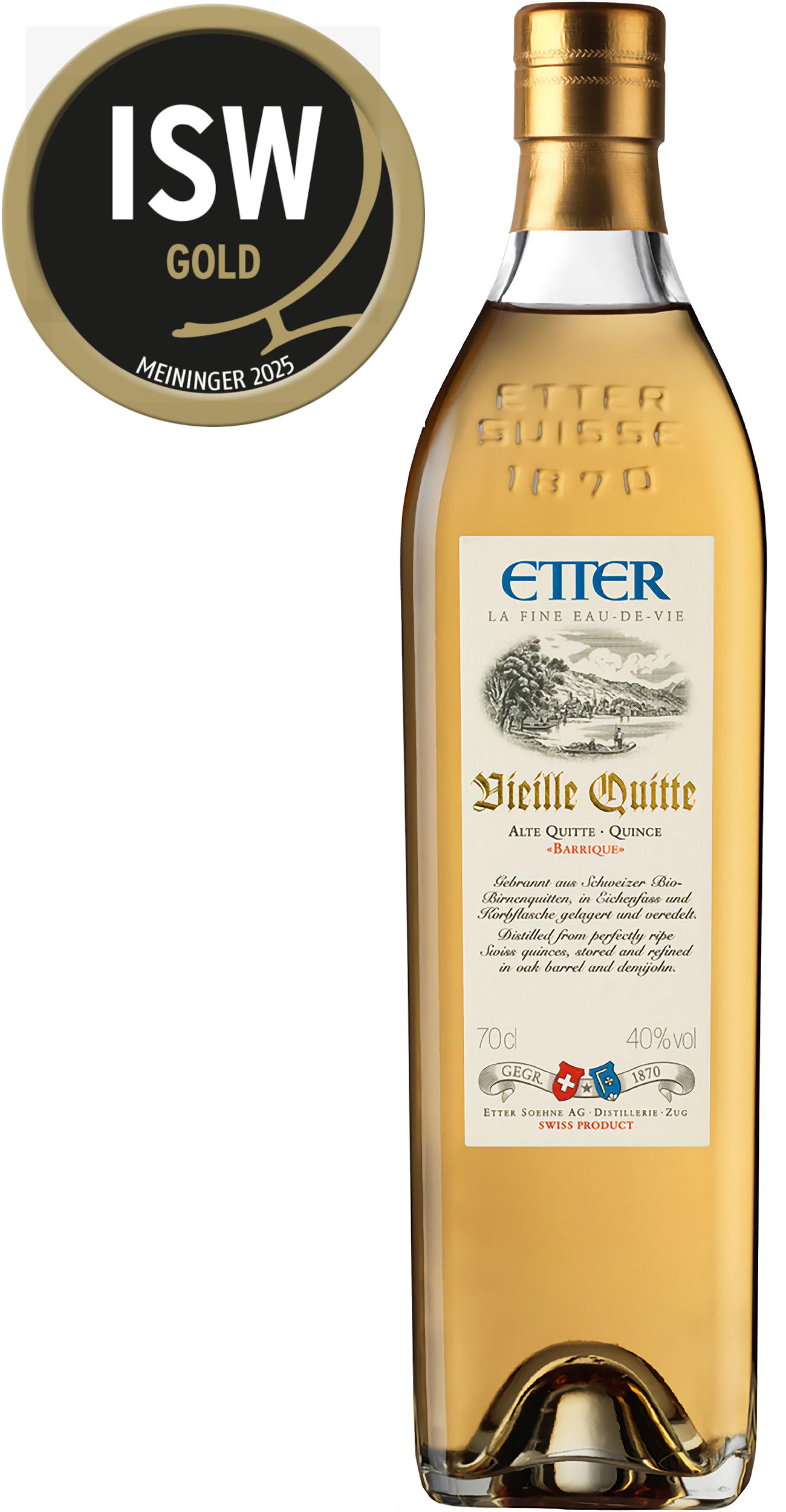 Etter Vieille Quitte Alte Quitte Barrique Edel-Quittenbrand Schweiz (1 x 0.7 l)