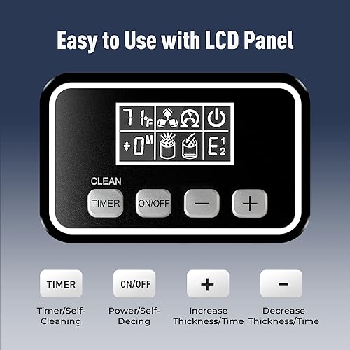 Miniatura 5 de ICEVIVAL Máquina comercial para hacer hielo, 99 libras24 horas, máquina de hielo debajo del mostrador con almacenamiento de hielo de 33 libras,