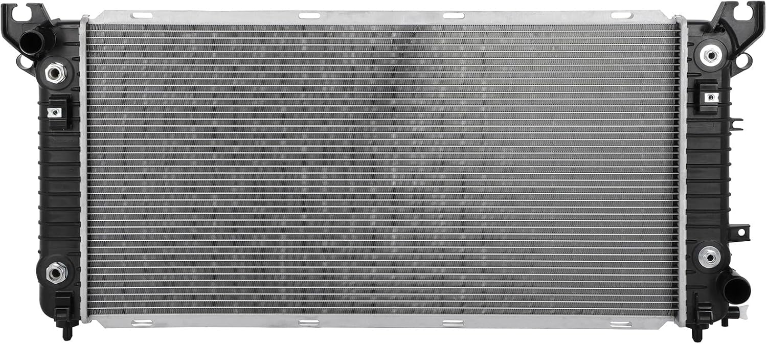 Radiator Fits for V6 4.3L Engine Only 2014-2018 for GMC for Sierra 1500, 2014-2018 for Chevy for Silverado 1500, 13396 Aluminum Core Cooling Radiator