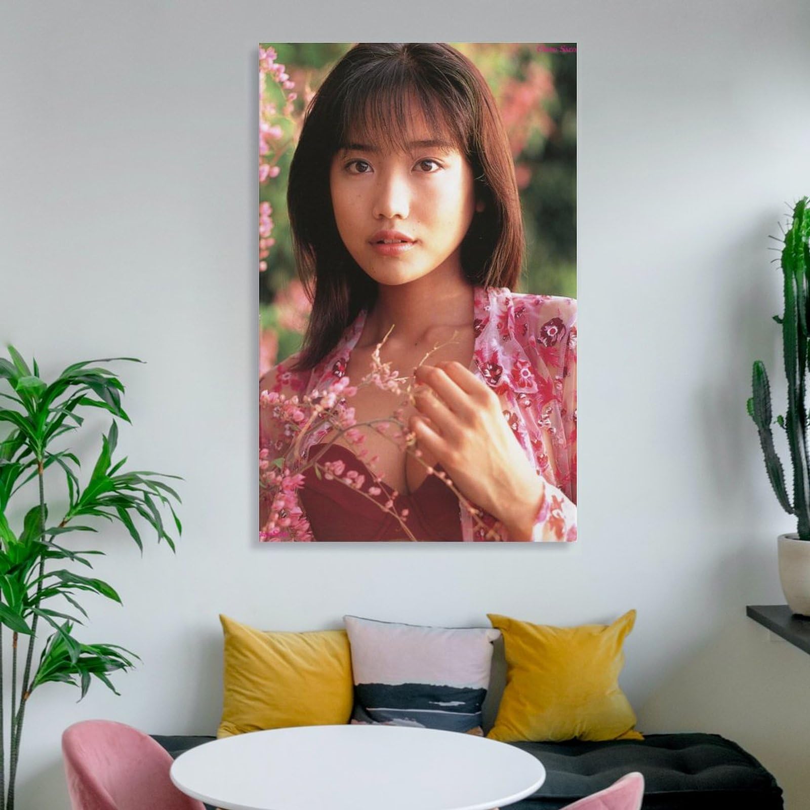 Amazon.co.jp: 佐藤江梨子写真ビキニポスター キャンバス 芸術