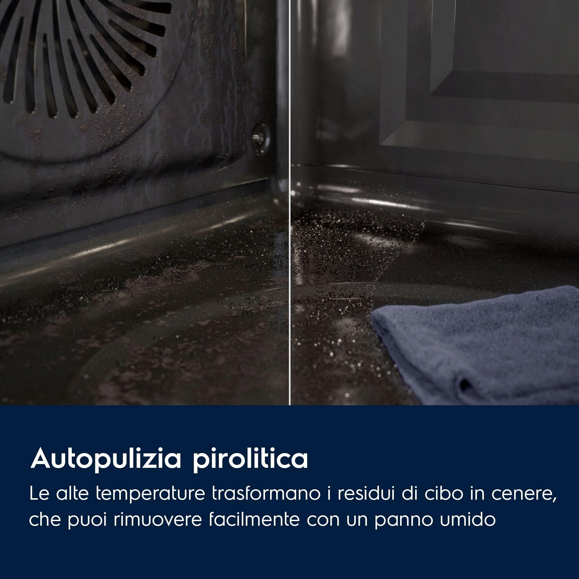 Forno da incasso multifunzione Electrolux EOF4P0PX2 72 L ventilato SurroundCook pulizia pirolitica inox antimpronta classe A++