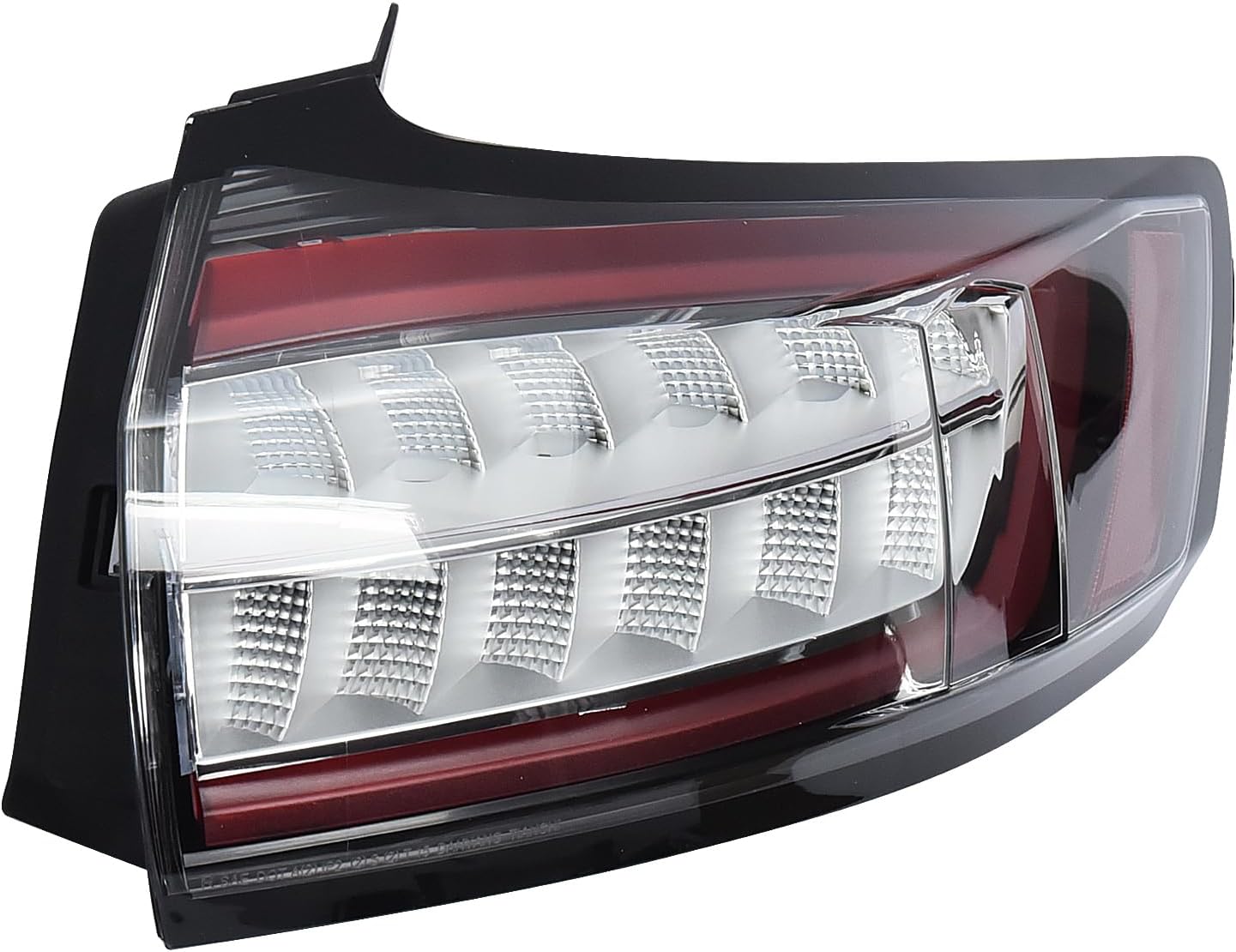 Rear Bumper LED Tail Light for 2015-2018 Ford Edge SE/SEL RH Replacement Body-Colored Red Brake Lamp Parking Light w/o DRL