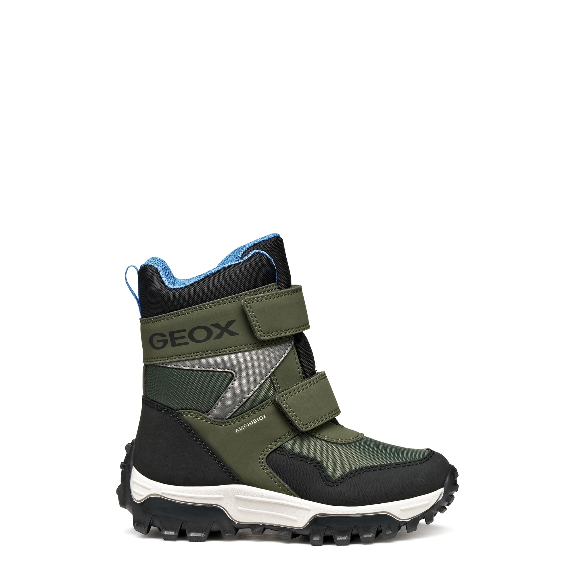 Geox Junior J Himalaya Boy B Abx Ankle Boots Military/Royal 25 EU