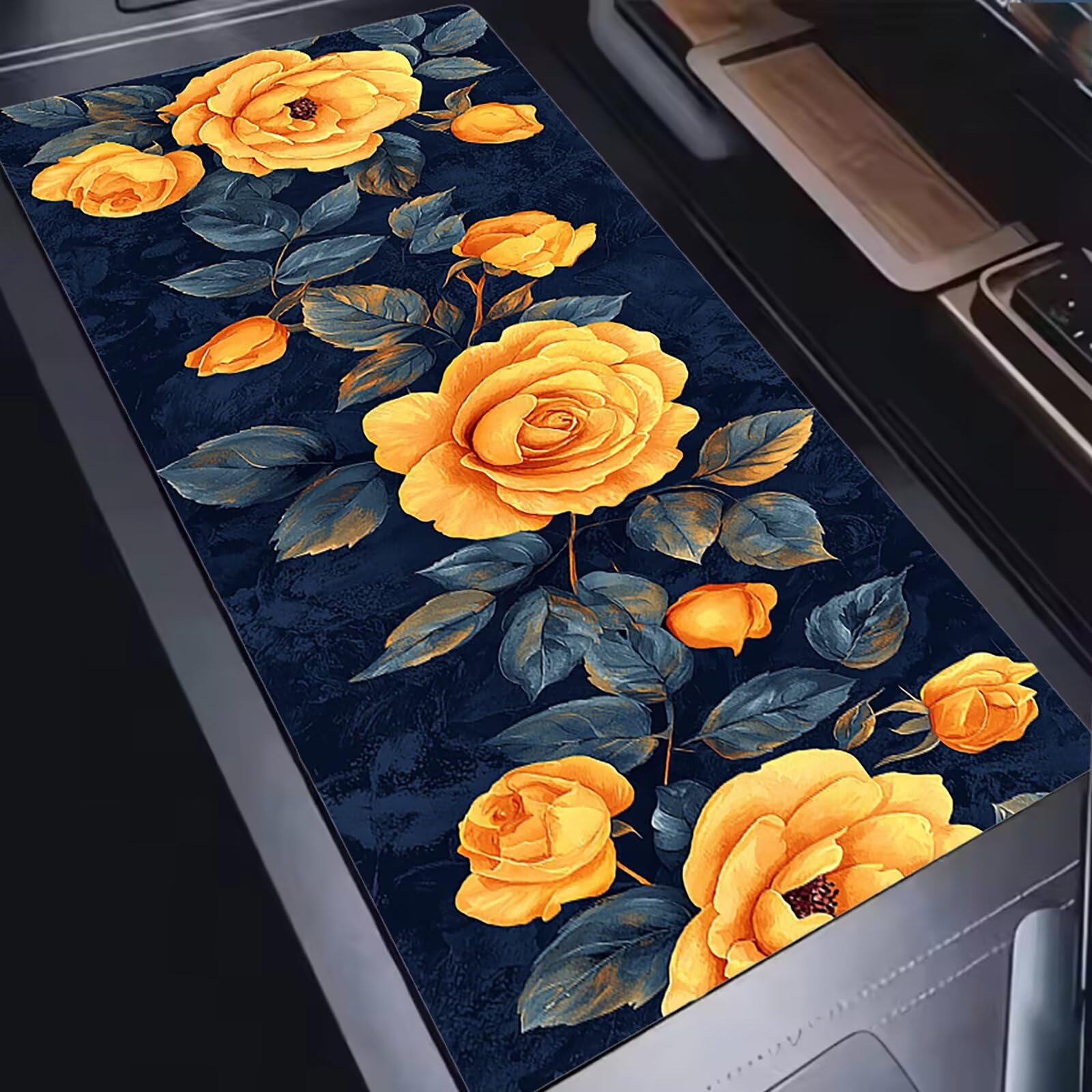 Podkładka pod mysz 1200 x 600 mm Podkładka pod mysz dla graczy, bardzo cienka podkładka na biurko, antypoślizgowa antypoślizgowa gumowa podstawa, nadająca się do prania, ulepszona precyzja do