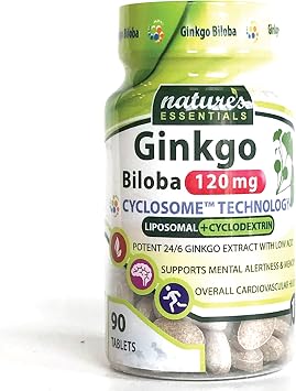 Liposomal Ginkgo Biloba | 120mg per Pill | Cognitive Support | Maximum Absorption Formula | 3 Month Supply | Non-GMO | Gluten-Free | Vegetarian | Lab Certified | USA