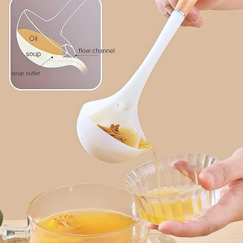 Miniatura 3 de Juego de utensilios de cocina de silicona de calidad, no tóxicos, resistentes al calor, con asas de silicona y madera de grado alimenticio, incluye