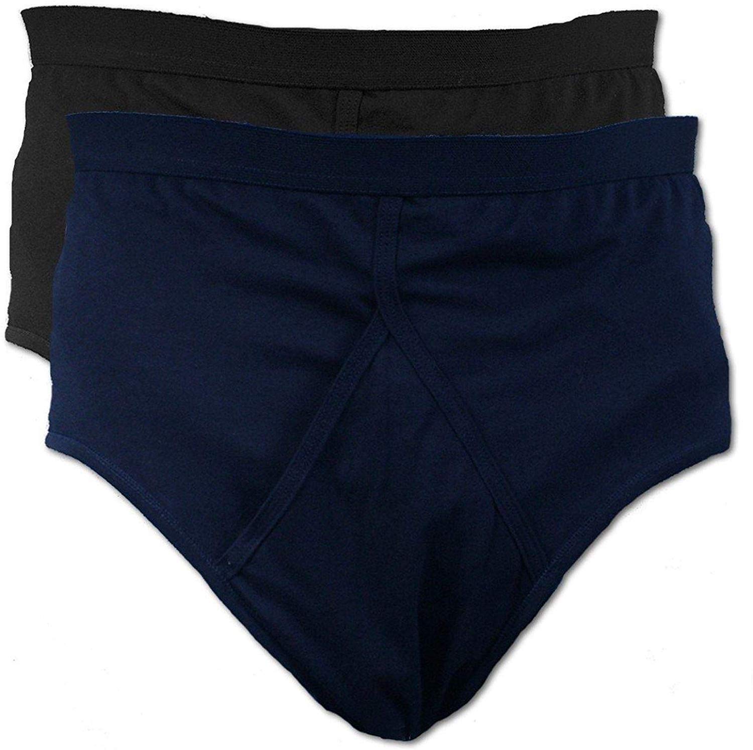 EspionageMens Big Size Twin Pack Y Front Briefs