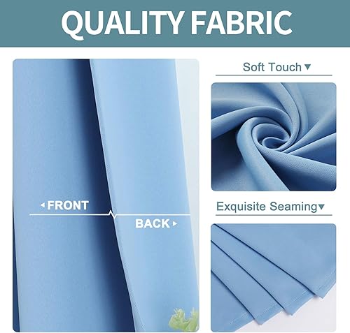 Miniatura 3 de ChrisDowa Cenefas pequeñas de cocina para ventanas, con ojales, aislamiento térmico, oscurecimiento de habitación, cortinas para sala de estar (2