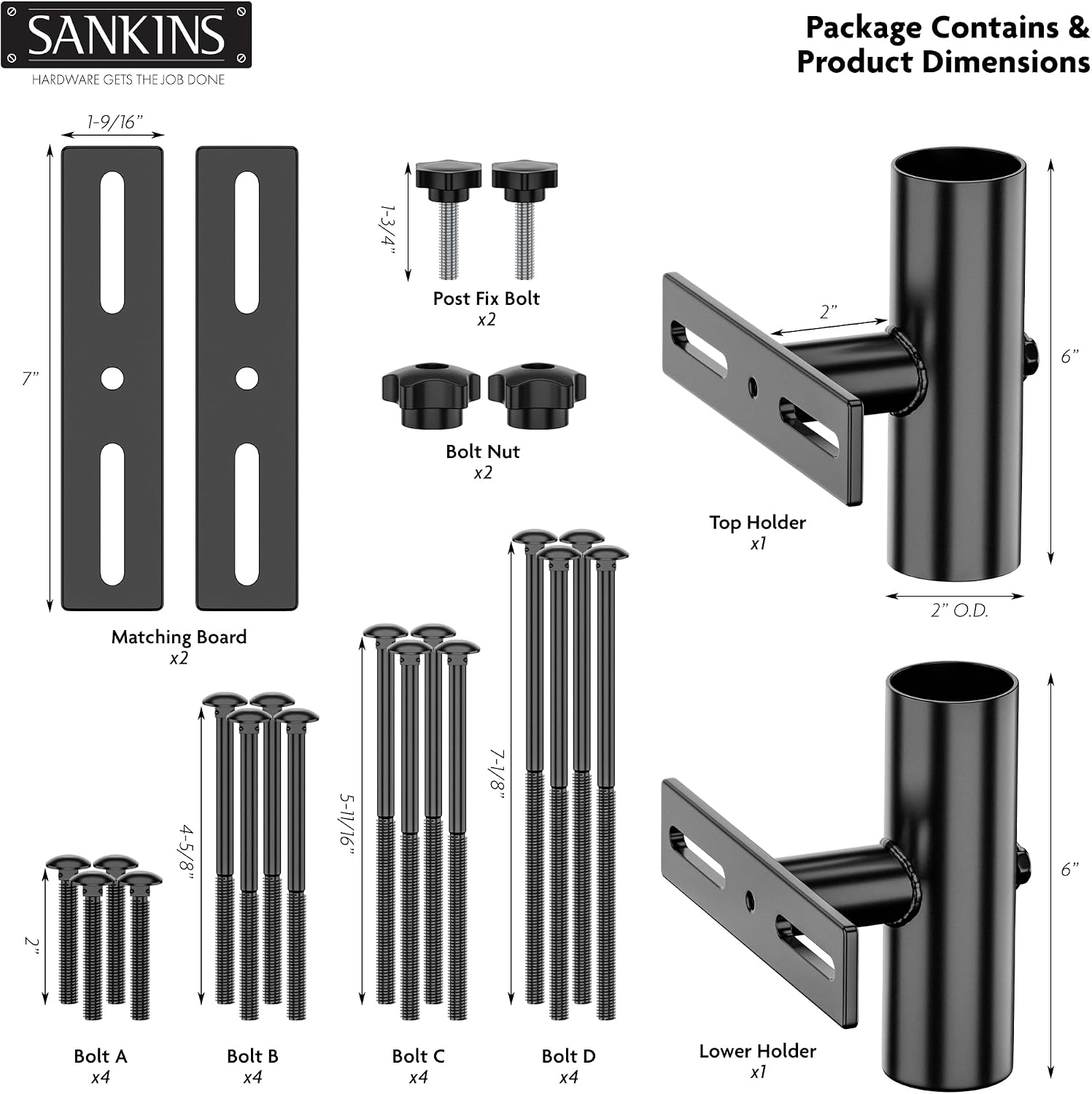 Adjustable Patio Umbrella Holder for Deck Railing or Posts, Deck Umbrella Mount Patio Umbrella Clamp, Outdoor Umbrella Stand Deck Railing Umbrella Holder for Deck, Balcony, Patio Railing