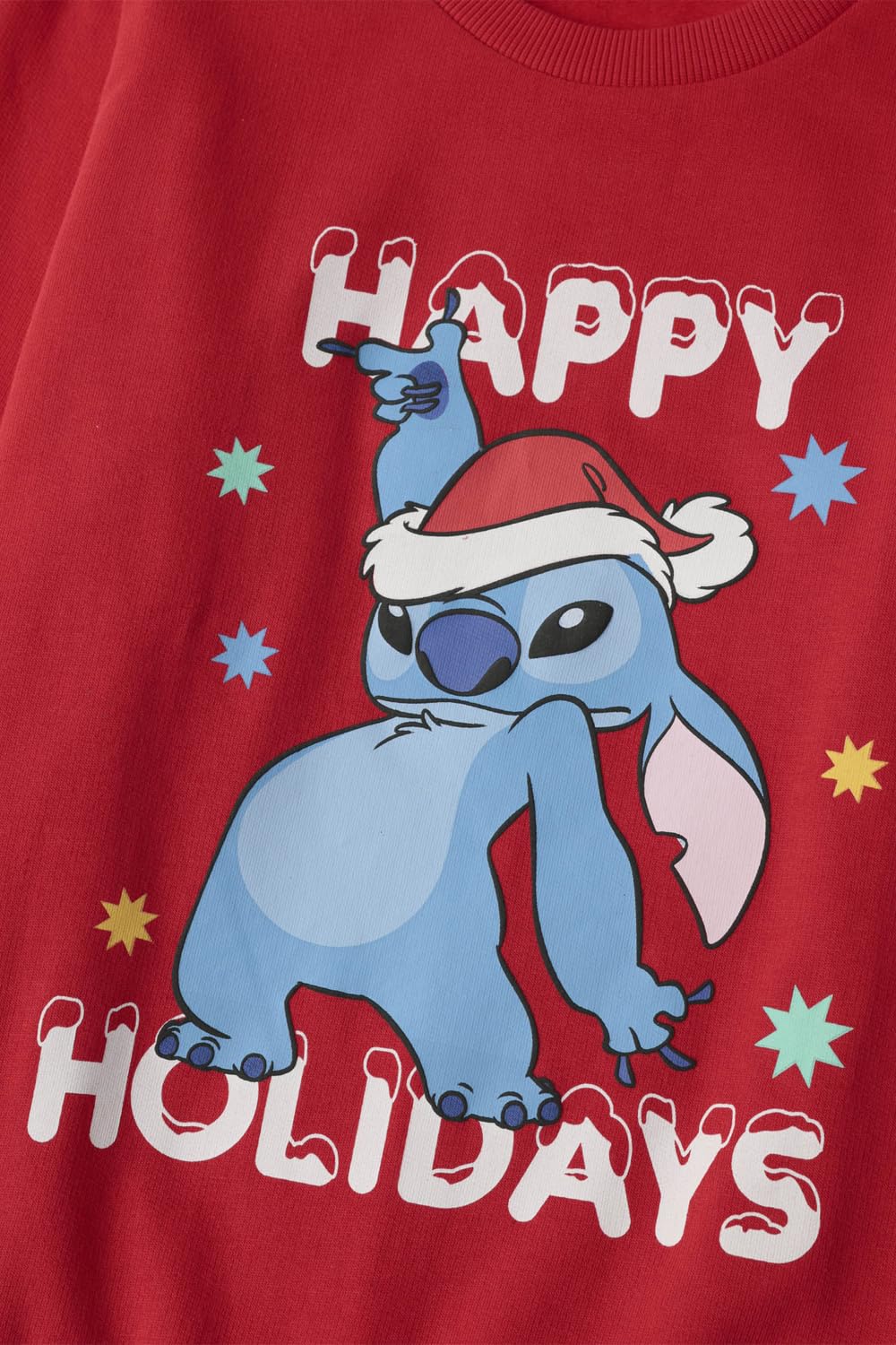 Disney Pigiama a maniche lunghe Stitch Happy Holidays per bambino