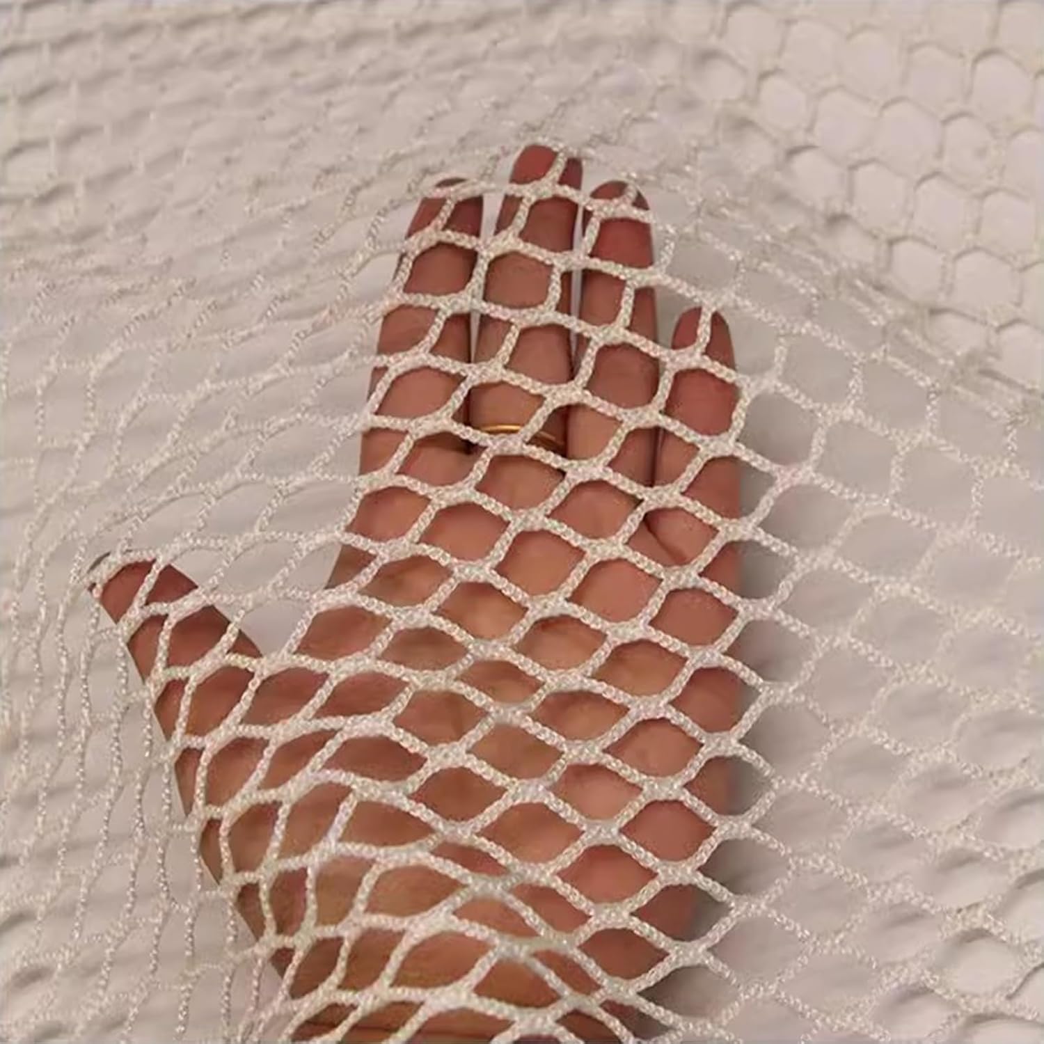 VXHCS Rope Net Sports Netting Safety Net 1cm/3mm Safety Netting for Railings Knotless Polyester Rope Net Balcony Netting