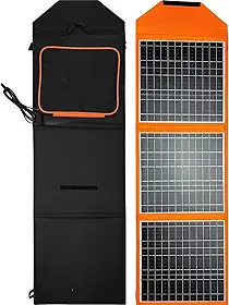 Placa de carregamento Energia Solar Portátil Painel Dobrável com Conector USB (30w)
