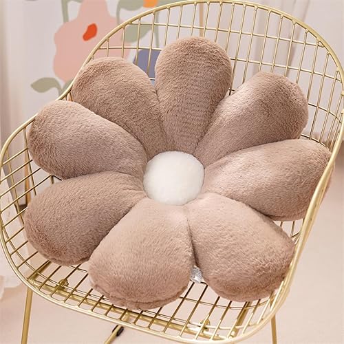 Miniatura 8 de ELONEL Almohadas de flores, almohadas de suelo, cojines de oficina, cojines de automóvil, bonita decoración de almohada para habitación y sala