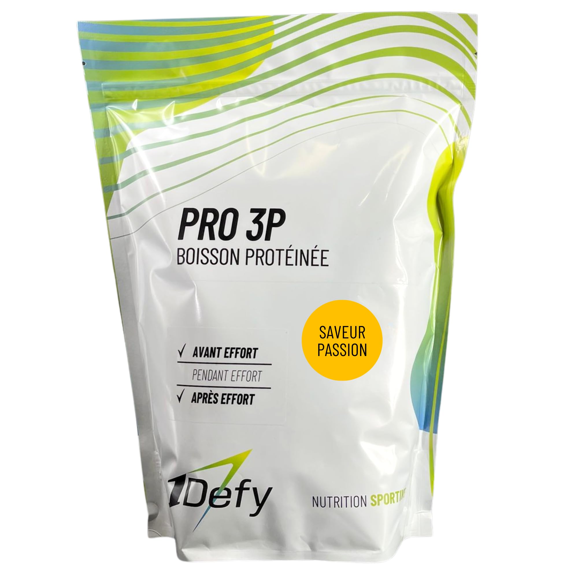 PRO 3P - Whey et collagène - Protéines en poudre - Fruit de la passion - 750g