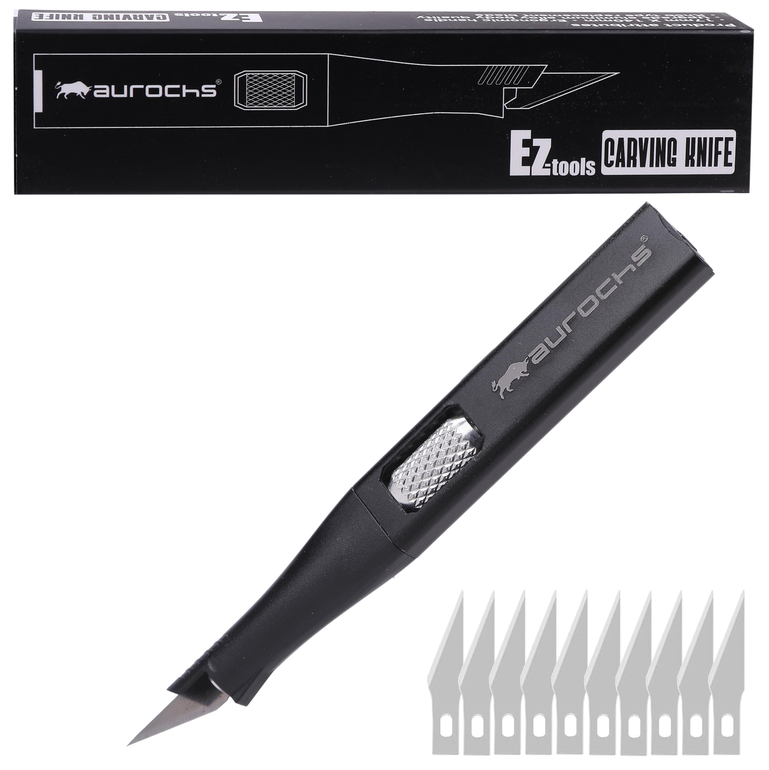 デザインナイフ Amazon.co.jp: aurochs EZ-tools カービングナイフ 替刃 10枚