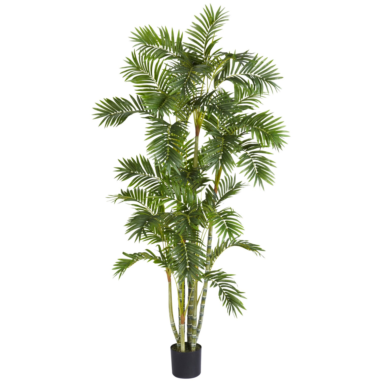 Nearly Natural 5337 6-Feet Green Silk Areca Palm