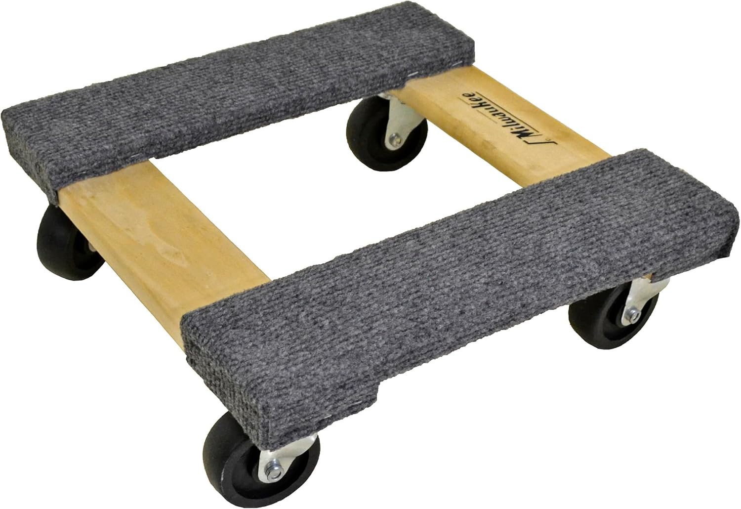 Milwaukee 33815 Hand Trucks 15" by 15" Furniture Dolly with Carpeted Ends