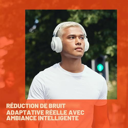 JBL Live 770NC Casque Supra-auriculaire sans Fil avec réduction du Bruit adaptative avec Ambiance Intelligente, jusqu'à 65 Heures d'autonomie, Bandeau en Tissu Confortable et Pochette de Transport - 4