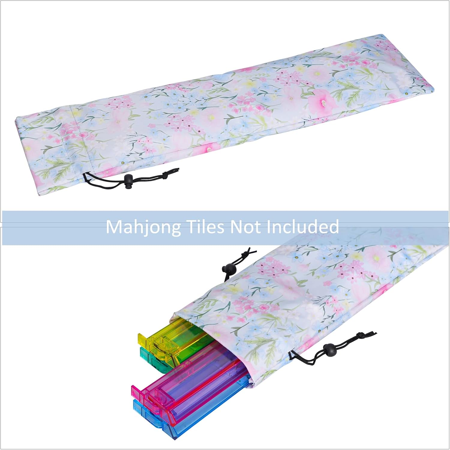 Empty Mahjong Bag with A Mahjong Tile Bag And A Rack Case, Mah-jongg Carrying Bag, Mahjong Accessory