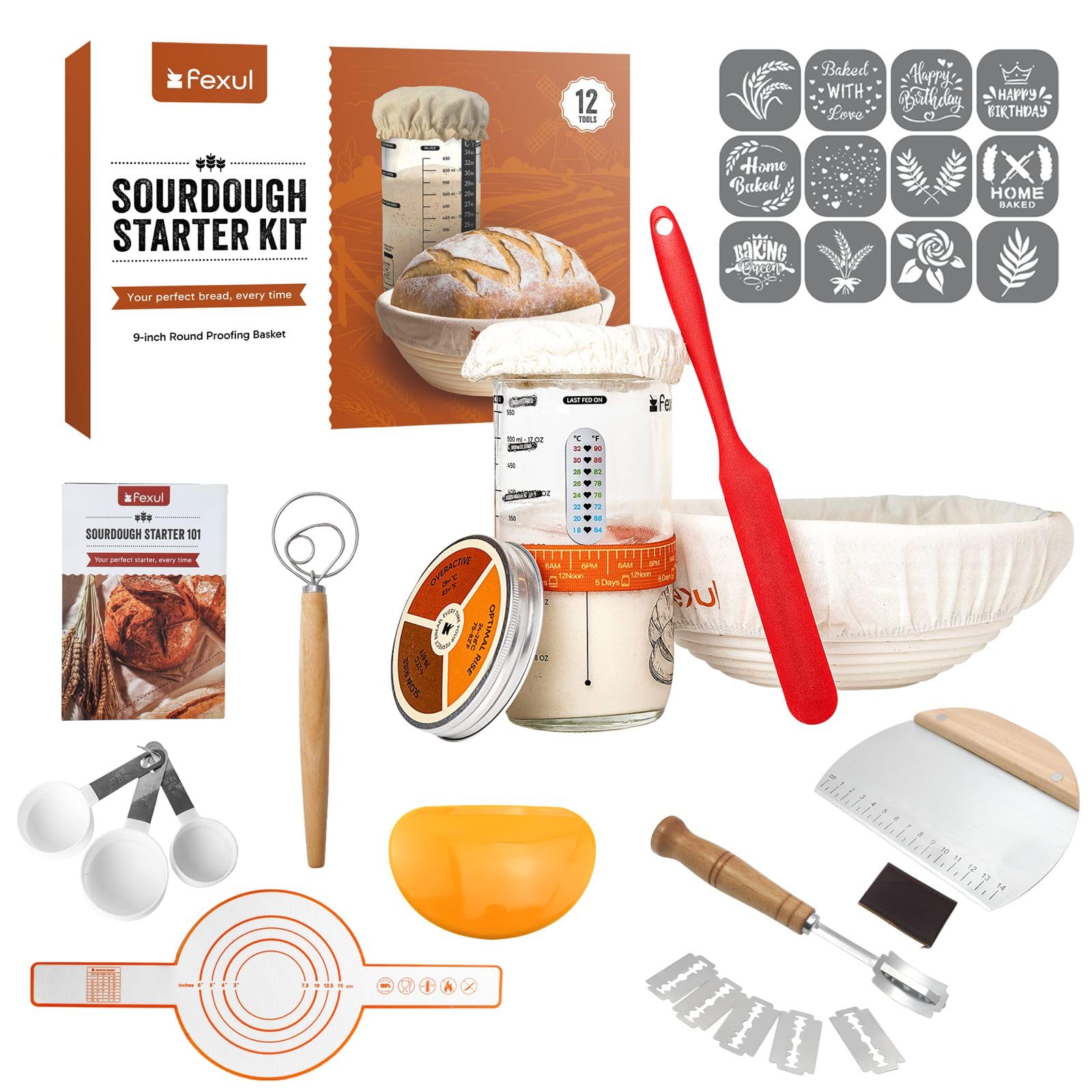 Kit de démarrage au levain pour pain maison croustillant en famille